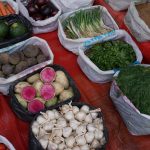 Gemüseverkauf an der Straße